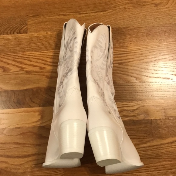 Free People x Jeffrey Campbell Dagget Cowboy Boots Size 9 NWT - Picture 9 of 16
